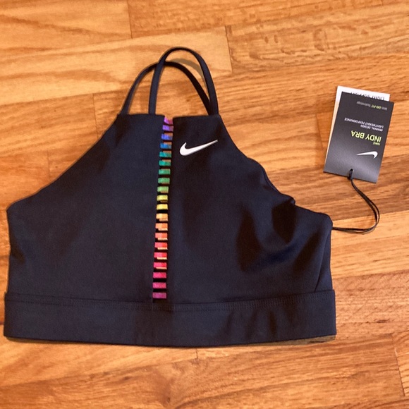 Nike Intimates & Sleepwear Nwt Nike Rainbow Ladders Sports Bra